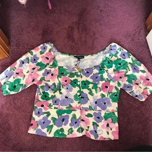 Floral Women's Top - Multicolor